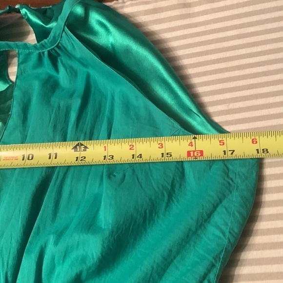 Green Speghetti strap Dress Size S - Picture 8 of 10